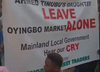 Protest In Lagos As Tinubu’s Daughter Imposes N5million Fine On Oyingbo Market Traders, Locks Shops For Weeks