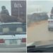 Drama As Man Travels From Akure To Ode In Ondo Sitting On The Roof Of Car (Video & Reactions)
