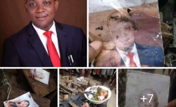 Commissioner’s Picture Found In Shrine Of Witch Doctor Caught Burying Baby Alive (Photo)