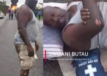Man Hailed As Hero After Pulling 8 People Out Of A Burning Bus (Photos & Video)