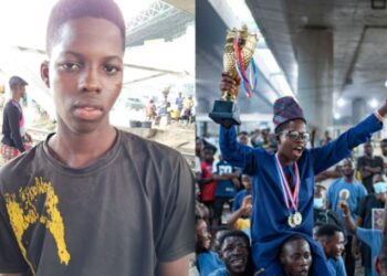 18-year-old Bus Conductor Who Lives Under Oshodi Bridge Wins Chess Tournament (Photos)