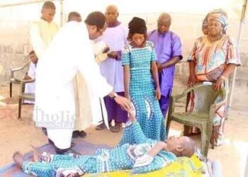 So Touching: Bedridden Man Weds Love of His Life In Benue State (Photos)