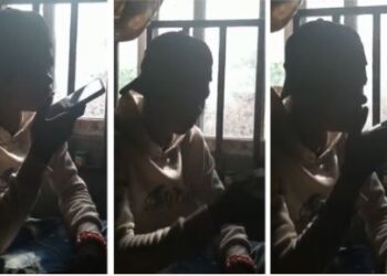 Drama As Yahoo Boy Rains Curses On White Woman After She Refused To Fall For His Scam (Video)