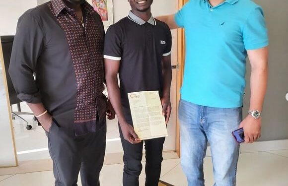 Lagos Hawker Receives Scholarship Letter From Obi Cubana, Placed On N100,000 Salary (Screenshot)