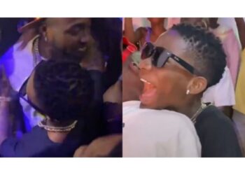 Drama As Popular Online Comedy Group Teens, Ikorodu Bois Recreate Wizkid And Davido’s Reunion (Video)
