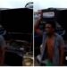 Drama As Man Caught Stealing Battery Of Police Patrol Vehicle Parked At A Police Station (Video)