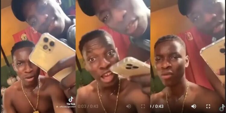 “If We Show You Way, You Fit Do Am” – Young Boys Say As They Record Themselves In A Shrine