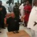 Sen Ademola Adeleke Leads Praise And Worship After Governorship Screening Exercise (Video)