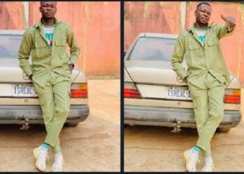 “This One Is Ben, Not Benz”- Nigerians React As Corper Shares Photos Of His First Car Acquired With 6-months ‘Allawee’ (Comments)