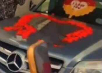 Nigerian Man Proposes To His Girlfriend With A Mercedes Benz (Video)
