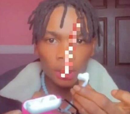 Drama As Nigerian Upcoming Artiste Laments After Losing Airpods In Davido’s Car Following Hot Slap From Bouncer (Video)