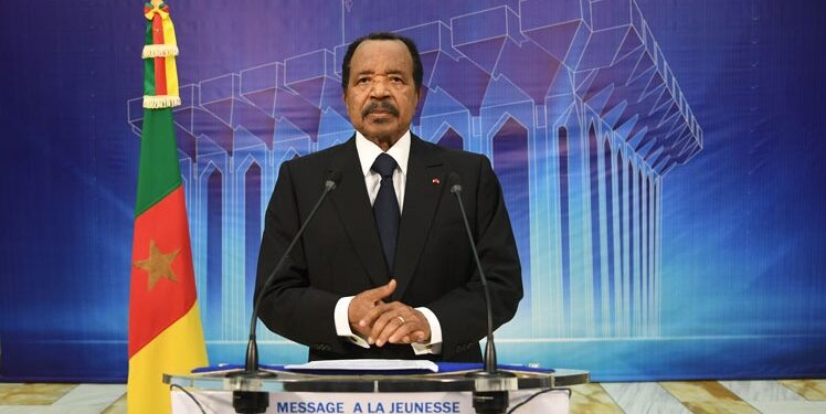 88 Years Old Cameroun President Slumps While Delivering AFCON 2021 Opening Message