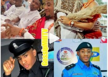 Viral Most Handsome Police Officer In Nigeria Gets Married (Photos + Video)