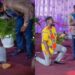 Man Faints On Church Altar After Girlfriend Rejects His Marriage Proposal Despite Rocking Same Outfit