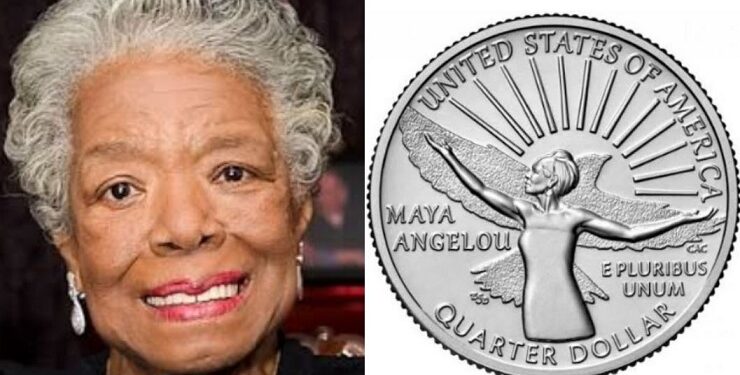 Poet Maya Angelou Becomes First Black Woman To Appear On US Coin
