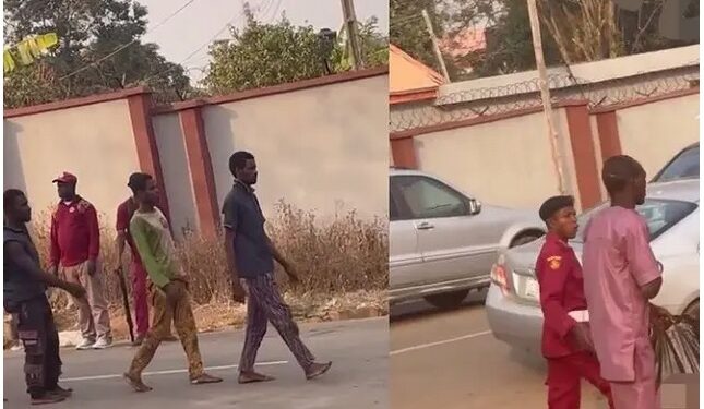 Nigerians React As Suspected Yahoo Boys Caught With Body Parts Of A Girl In Ondo State (Video)