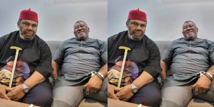 Check Out Rare Photo Of Veteran Actor, Pete Edoche & His First Son