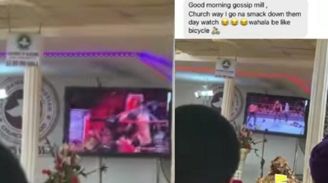 Man Left In Shock After Attending A Church Only To Find Them Watching Wrestling (Video)
