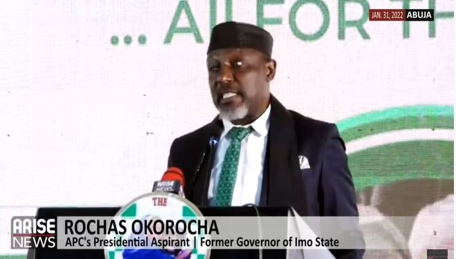 How Rochas Okorocha Cited Quran Passionately As He Declared Interest For 2023 Presidency (Video)