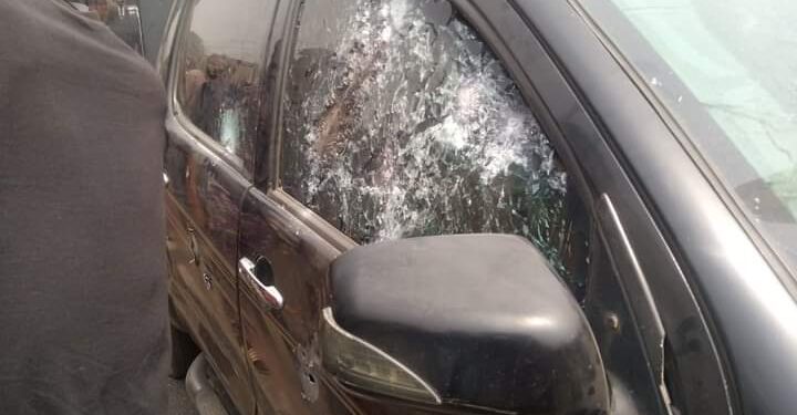 Watch The Moment Bullion Van Was Attacked By Armed Robbers In Ibadan (Video)