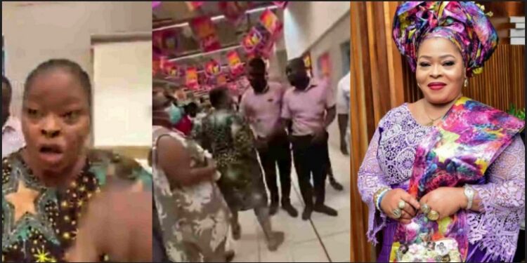 Actress, Toyin Tomato, Storms Ibadan Shoprite After Officials Accused Her Daughter Of Shoplifting (Video)
