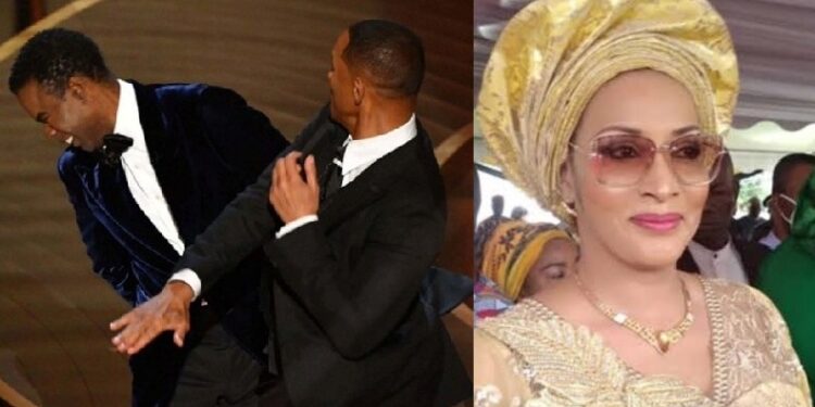 “See What You Started” – Nigerians Drag Bianca Ojukwu On Twitter After Will Smith Slapped Chris Rock (Screenshots)