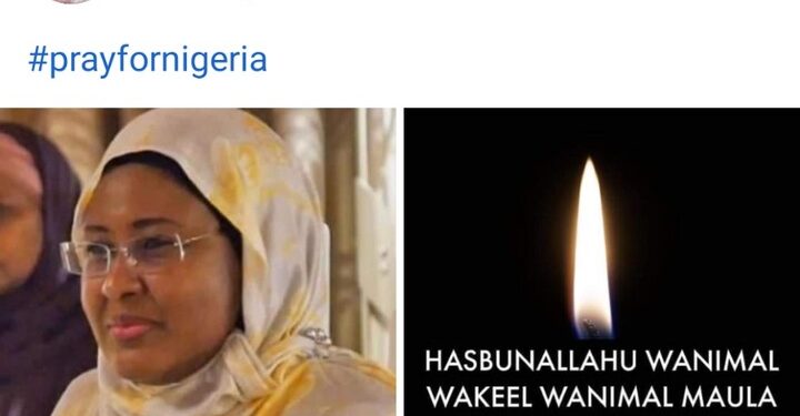 Pray For Nigeria – Aisha Buhari Says Hours After APC Convention