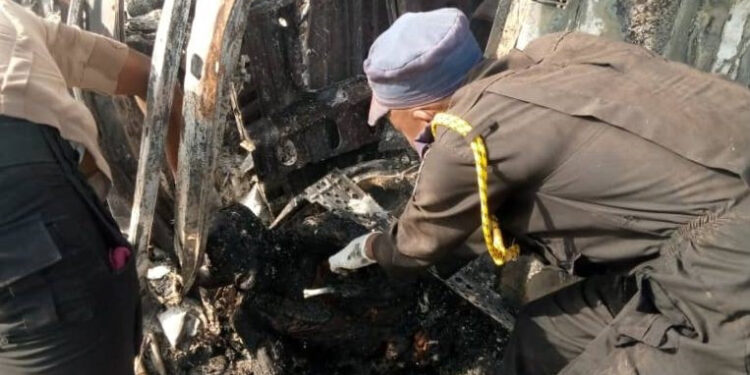12 Persons Burnt Beyond Recognition in Kano Auto Crash (Video)