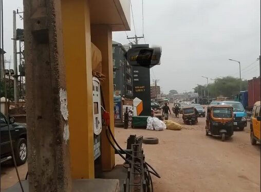 Drama As Filling Station Sells Water As Fuel In Anambra (Video)