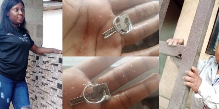 Help Me Thank God – Mother Says As 1-year-old Son Was Rescued After Swallowing A Key (Photos)