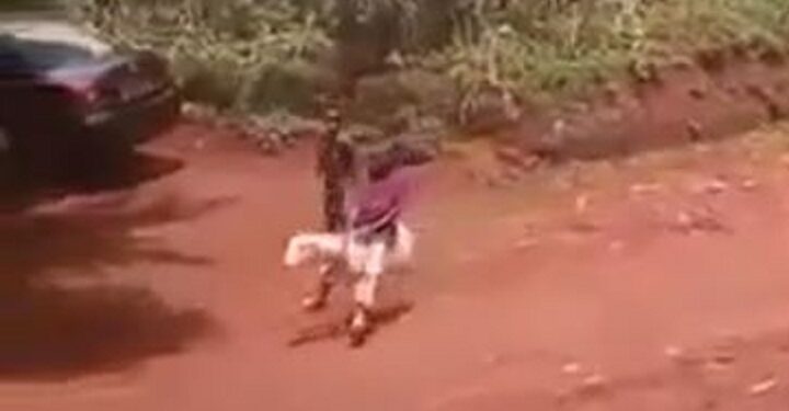 So Funny: Little Boy Spotted Riding a Sheep (Video)
