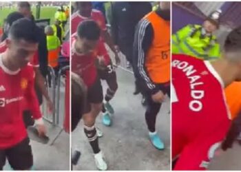 Ronaldo Apologises For Smashing Everton Fan’s Phone