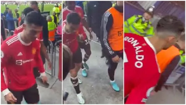 Ronaldo Apologises For Smashing Everton Fan’s Phone