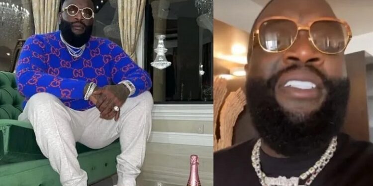 Watch Moment American Rapper, Rick Ross Speaks Yoruba Language Moments After He Arrived Lagos