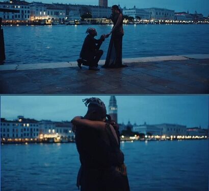 Love In The Air! Singer, Mr Eazi Proposes To Billionaire Daughter, Temi Otedola (Video)