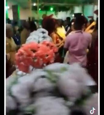 Drama As Groom’s Father Disrupts Wedding Party, Asks DJ To Play Only Christian Songs (Video)