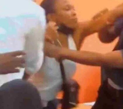 Lady Creates a Scene at a Bank After N750k Was Reportedly Deducted From Her Account (Video)