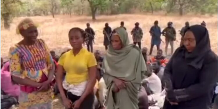 Bandits Release Video Of Abuja-Kaduna Train Passengers That Were Kidnapped (Watch Here)