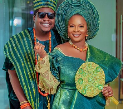 Comedian “Mr Macaroni” Reportedly Engaged To Comedienne “Mummy Wa” (Photos)