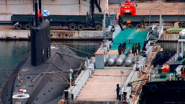 Leaked Photos Show Russian Submarine Loaded With Nuclear-Capable Missiles