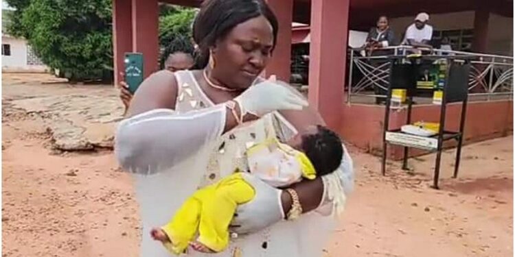 Mentally-Challenged Woman Fights Ministry Officials Attempting To Take Her Newborn