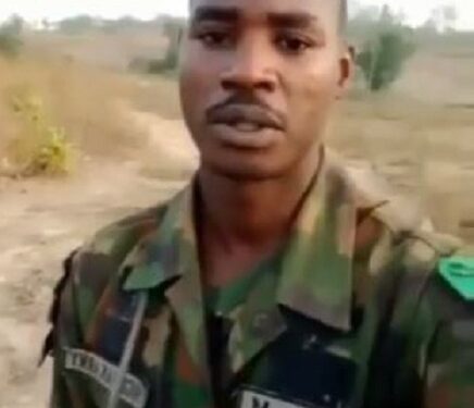 Nigerian Army Reacts To Viral Video of Soldier Who Cried Out In The Bush After Colleagues Abandoned Him (Video)