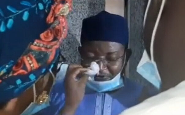 Video of Former NNPC GMD, Andrew Yakubu, Crying After Court Sets Him Free