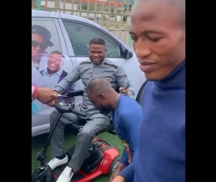 Yinka Ayefele Surprises Staff With Brand New Car (Video)