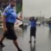 See Video Of Policewoman Controlling Traffic Under The Rain In Port Harcourt