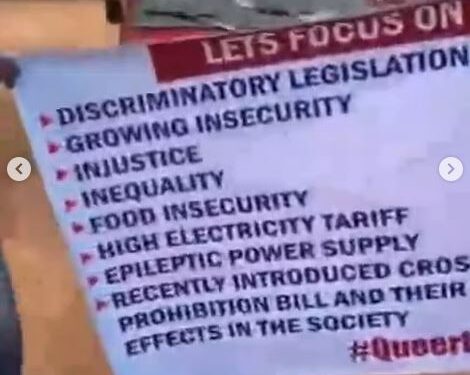 Focus On Inequality, Insecurity And High Electricity Tariff, Leave Us Alone – Transgender Community In Abuja Holds Public Protest Against FG (Videos)
