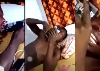 Watch The Hilarious Moment Yahoo Boy Struggles To Speak English With Oyibo Client (Video)