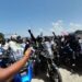 London To Lagos Biker, Kunle Adeyanju Finally Arrives Nigeria (Photos)