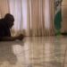See The Moment Rochas Okorocha Praying Fervently Before EFCC Arrested Him 9 Hours After Siege (Video)