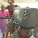 Shock As Suspected Thief Returns To Scene Of Crime With Stolen TV Set Stuck On His Head